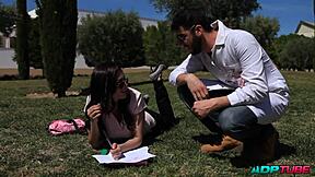 horny universitaria follando with tight wet pussy and big tits