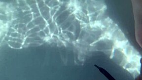 i got underwater creampie and dildo in my shaved pussy