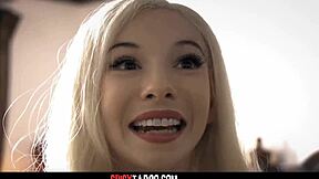 A cheating husband indulges in a taboo threesome with his busty wife and a sexy teen.