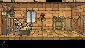 Akabur's Witch Trainer saga unfolds with teen teasing in cosplay chaos