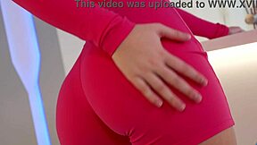 cute blonde gets hard anal and big gape