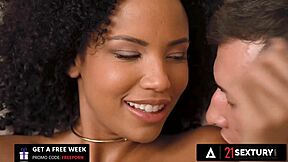 Perfect ebony romy indy gets her tight ass and feet roughly fucked in fetish sex!