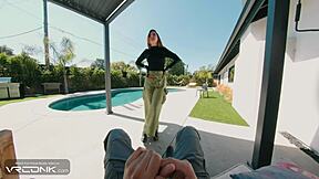 i watch redhead kim deepthroat a huge cock in kim possible cosplay, riding and banging intensely