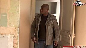 skinny teen in nylons takes brutal anal gangbang