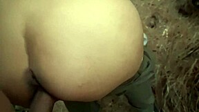 girlfriend cheats with bbc and gets filled up in the woods