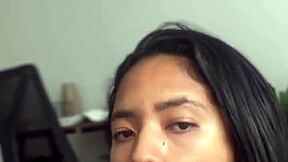 deep sloppy blowjob by hot amateur latina couple - nysdel! 😍