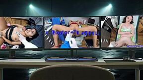 dr tampa examines nicole luva in her first gyno session ever