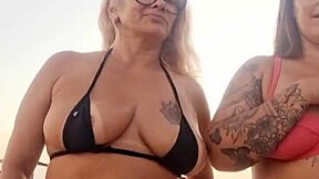 watch my young girlfriend swap with that muscular bodybuilder couple.