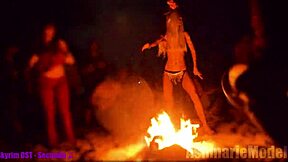 i'm just mesmerized showing off topless in public cemetery. slow motion slut majick vibes!