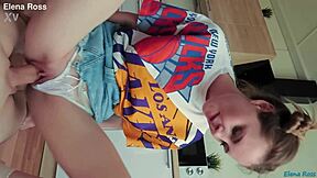 Elena Ross Intense Step Sister Workout With Cum Facial