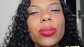 Tattooed Brazilian slave indulges in smoking and intense cowgirl fucking with creampie and deepthroat.