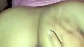 My girlfriend cried taking a huge cock in her small ass. She screamed while I licked her big natural tits!