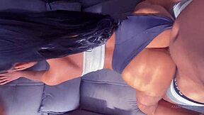 Is this latina housewife craving doggystyle creampie with her friend?