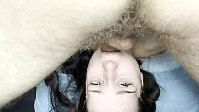 She loves TAKING MY COCK BALLS DEEP in her mouth in this position