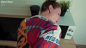 Elena Ross Intense Step Sister Workout With Cum Facial