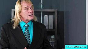 i give wet nuru massage with my big tits - evan stone nina white