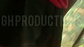 Up skirt playing with an african teen 18+ slut i met at the park public making out 😏