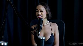 Alice Vasconcelos Shines in Papo Prive with Raphaela Savanah. Watch Steamy Swinger Moments on Sheer Red!