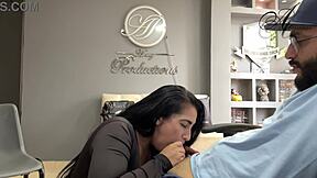 My manager pushes contracts while I crave to suck off a stud.