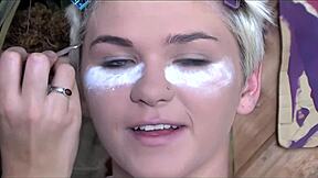 Harlow Harrison Fucked Hard, Sweats Before Swallowing Cum