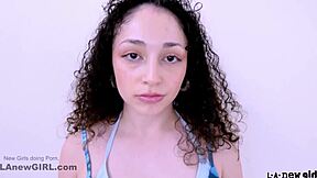 Cute bubble butt latina gets filled in porn audition!