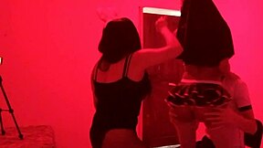 The STORY of a SENSUAL DANCE between two SLUTS at the VIRGIN'S 18th BIRTHDAY PARTY