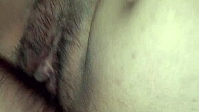 teen with cameltoe masturbates her tight pussy