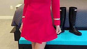 Boldly Going Into Fetish Roleplay With Redhead Petite Milf