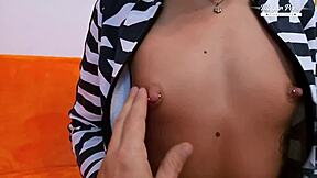 Wow! Amateur babe Jessi Empera nails casting with hot doggystyle!