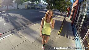 Norah Nova, That Petite Fashion Fan, Gets Fucked Hard In Her Glasses