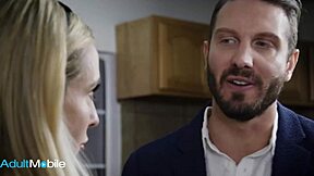 I, Freya Parker, enjoy Quinton James' long thick cock while Alex listens – oops, adultmobile!