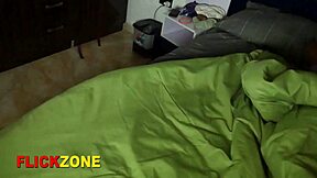 both step sis and step bro having good time with fingering close up