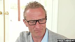 Horny Asian Teen Strips Naked to Shock Neighbor on Birthday