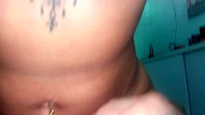 Wow! Bareback fucking this hot blonde in bedroom with ass worshiping and pussy masturbation using machine!