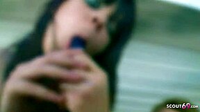 Cute European Teens Gina And Blanche Lick Wet Pussies To Orgasm In Changing Room