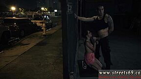 Guys do make passes at ladies in leather for handjob domination.