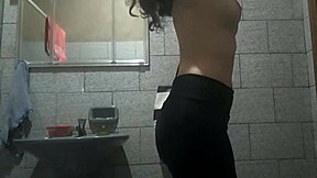 Perfect body teen, wanna see me touch myself in hidden bathroom?