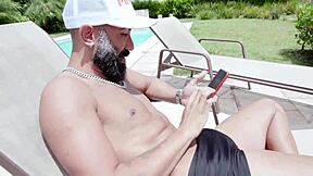 Big Butt Latina Slave Nat Feels Intense Pleasure In Interracial Anal With Felipe Costa's Big Cock