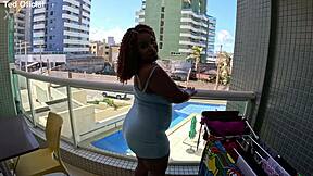 jeo rapozinha came to my apt in salvador and fucked the big-assed babe 😈