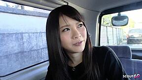 Wow! Petite Japanese Teen Vibes to Orgasm in Uncensored Casting!