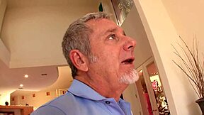 step dad drills teen hard for dirty feet in rough anal