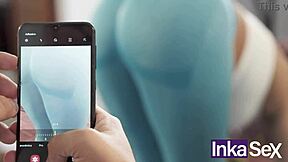 Hey, I discovered my shy brunette employee and fucked her ass! 😏