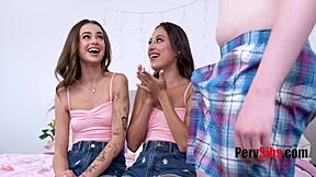 Using magic cock cologne for a threesome with my step sisters