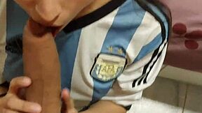 Chilean Bodybuilder Pounds Curvy Argentine in Rough Quickie