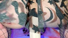 4K POV of a teenage witch riding a massive 11-inch dildo to solo climax