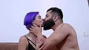 Colorful-Haired Friend Begs For Anal Cock And Creampie