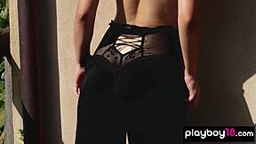 Glamorous French Diva Laura Devushcat Poses Naked Outdoors