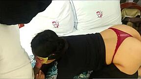 Sharing wild sex with drunk friends on the bed, bent over for double penetration! What a night!