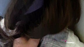 teacher catches student in bathroom and adjusts uniform for tardiness