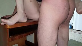 the redhead housewife lifts her skirt, moaning as i slide into her juicy wet pussy close up.